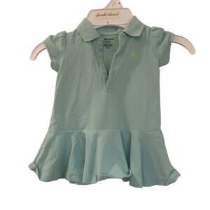 Ralph Lauren Blue Dress sz 3 m baby girl dress Ralph Lauren Polo Dress